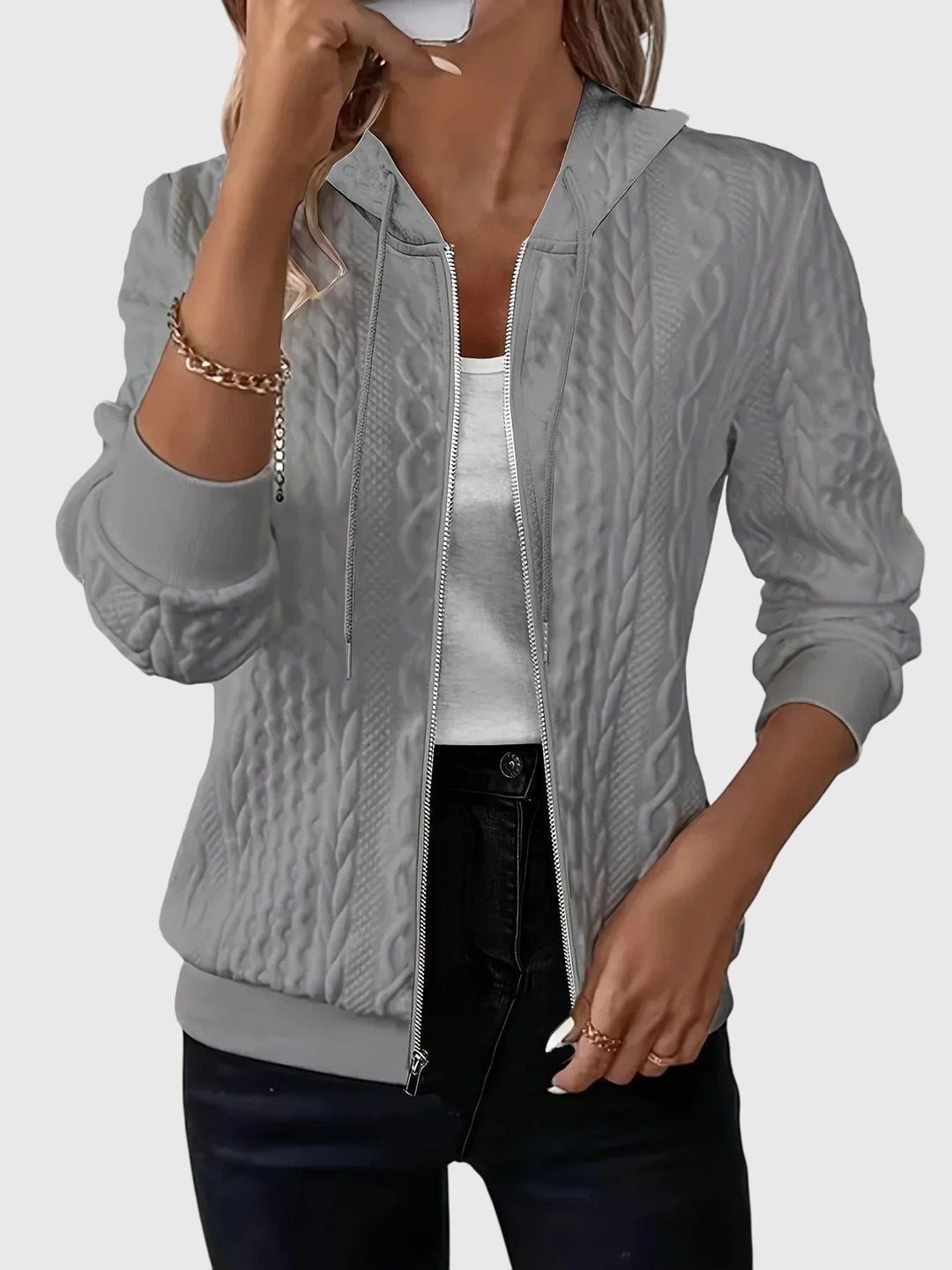 Rhiannon - Cozy Zipper Hoodie