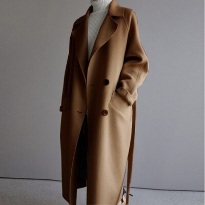 Isla - Women's Wool Trench Coat
