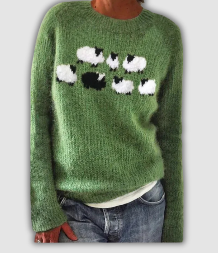 Ellie - Comfortable Retro Sweater