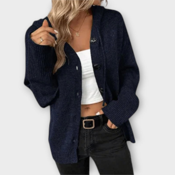 Eira – Knitted Cardigan with Buttons