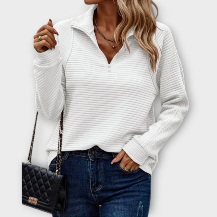 Carys - Stylish V-Neck Pullover