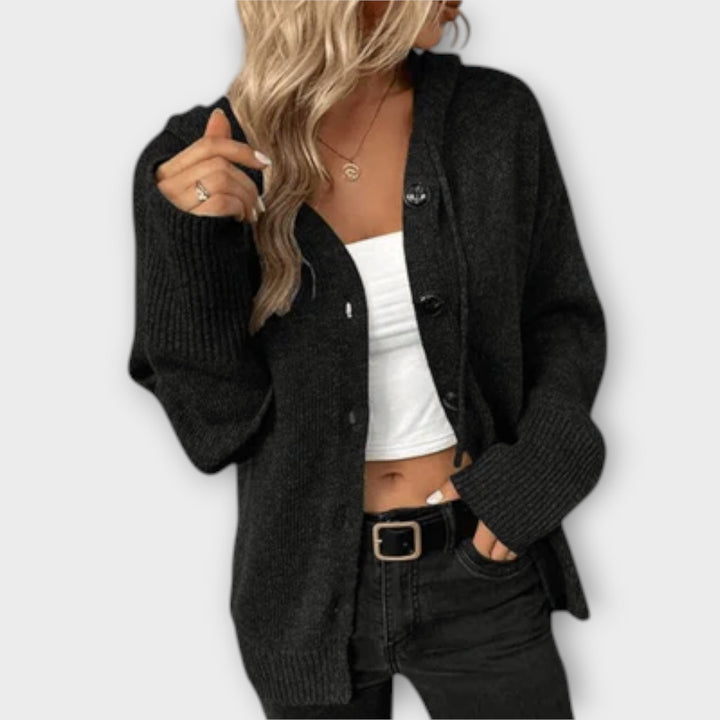 Eira – Knitted Cardigan with Buttons