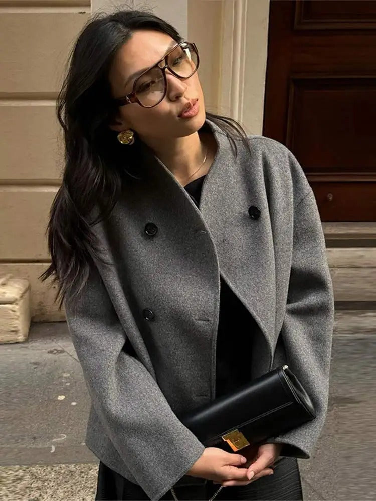 Coralie - Oversized wool coat