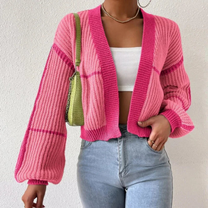 Waverly - Camille Martin Bubblegum Knit Cardigan