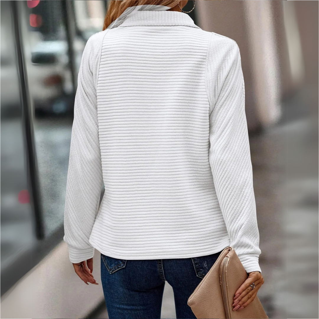Penelope - Half-Zip Detailed Pullover