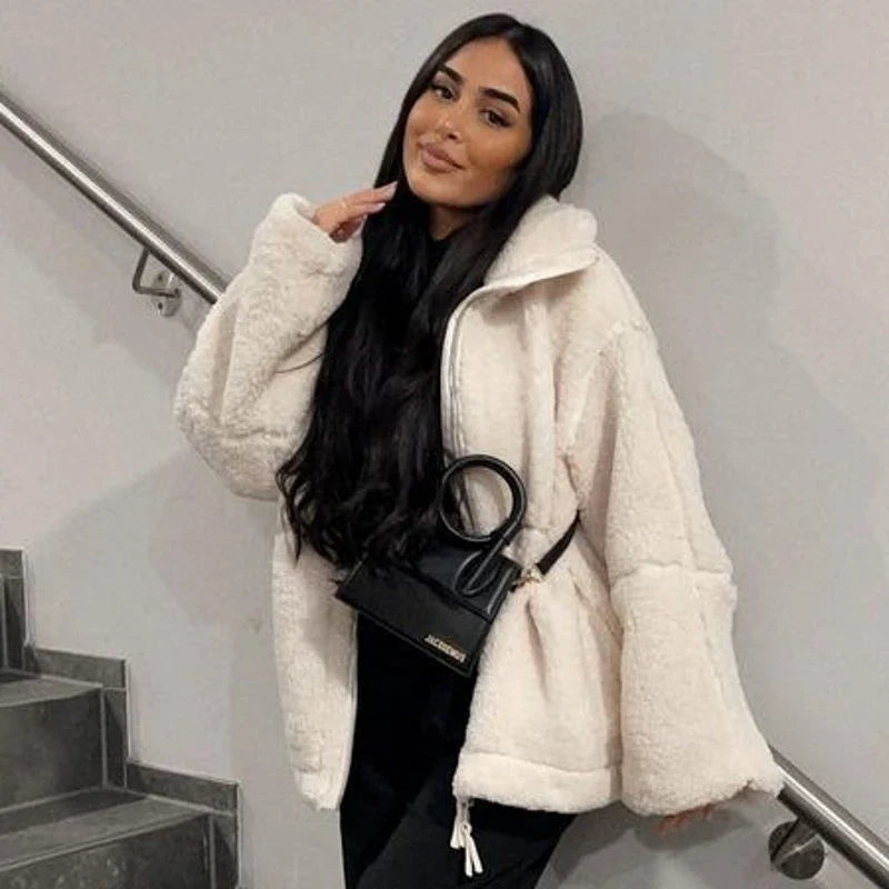 Dahlia - Autumn Winter Coat For Women Oversize Long