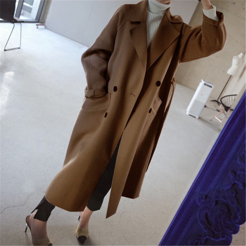 Isla - Women's Wool Trench Coat