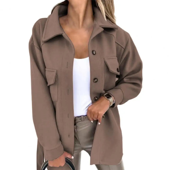 Lorien - Elegant oversized long jacket for a sophisticated style