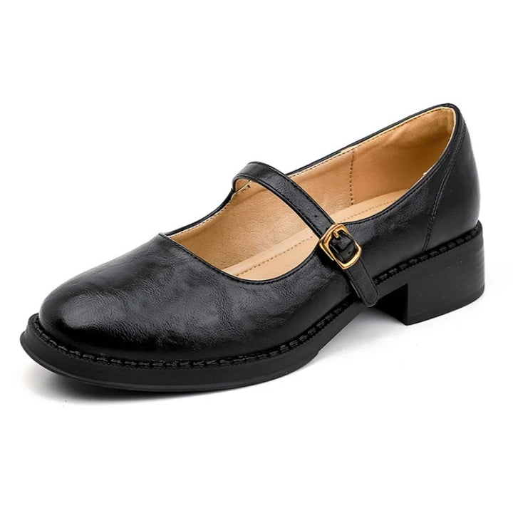 Hallie - Classic Comfort Mary Janes Made Of Leather