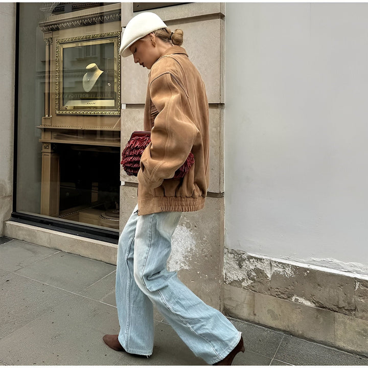 Isabella - Women's coat with artistic design