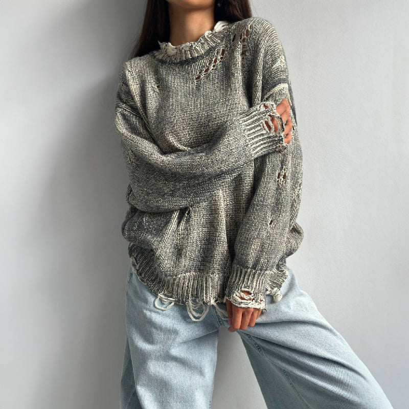 Genevra - Rugged Woolen Sweater