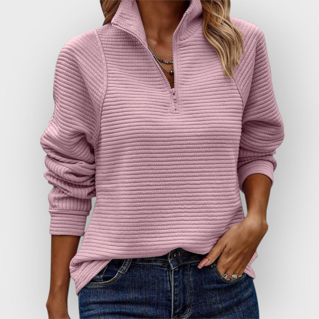 Carys - Stylish V-Neck Pullover