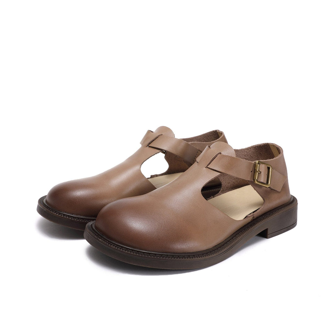 Harper - Leather Mary Janes