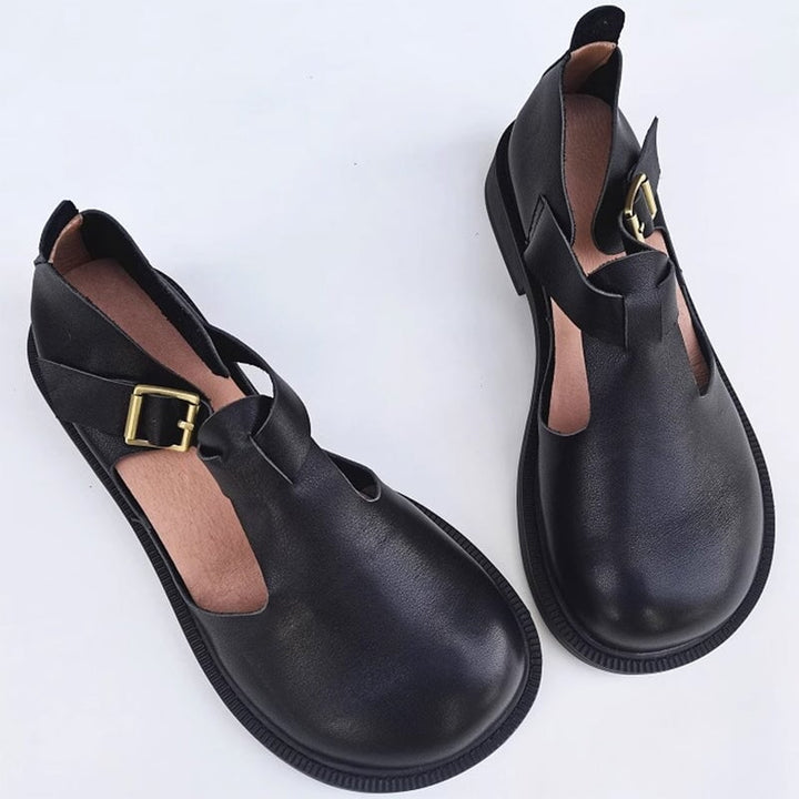 Harper - Leather Mary Janes