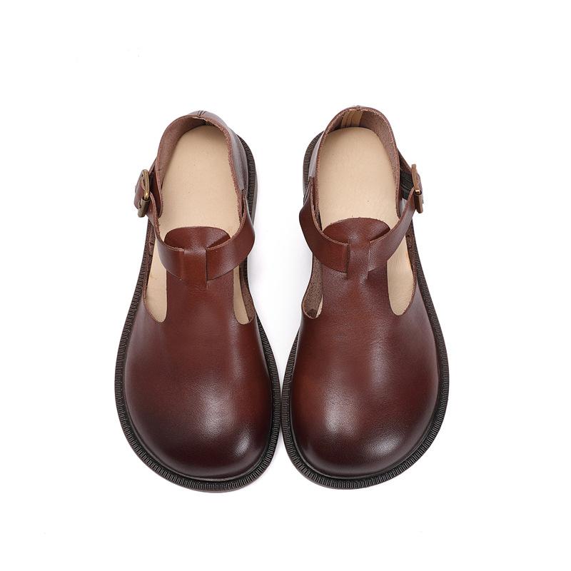 Harper - Leather Mary Janes