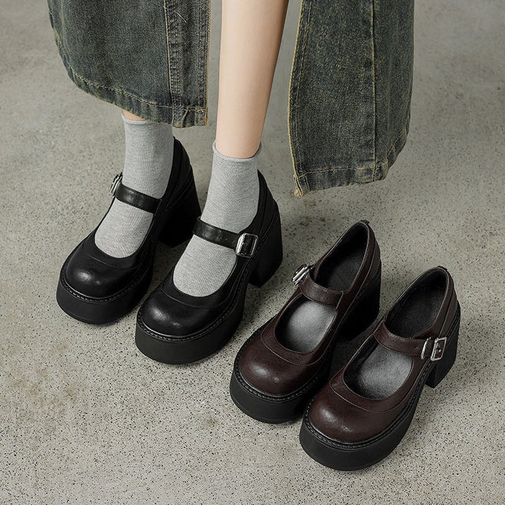 Thea - Leather Pumps