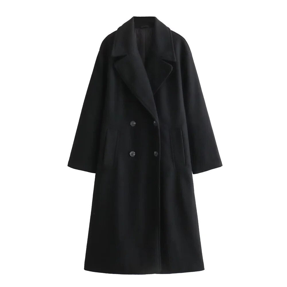 Faye - Chic long coat jacket