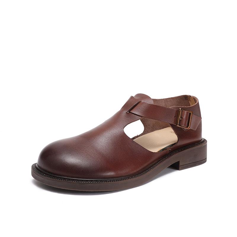 Harper - Leather Mary Janes