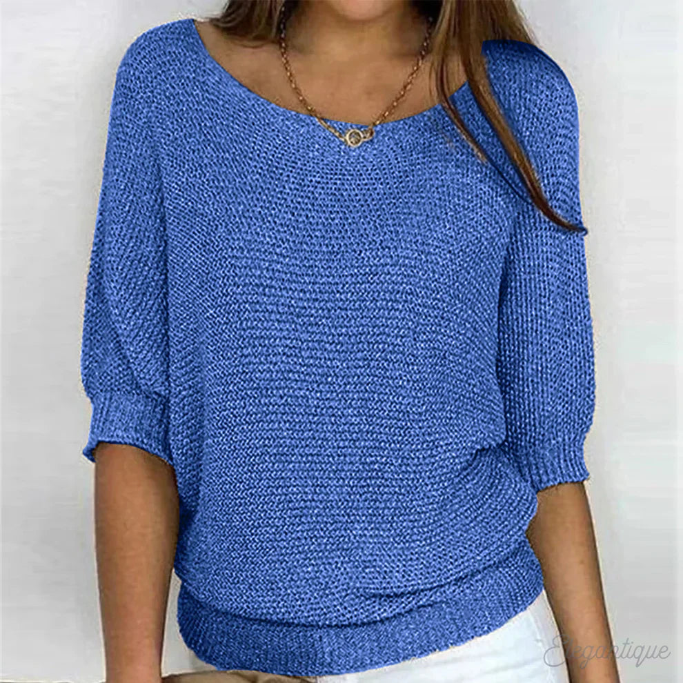 Evelyn - Elegant Knit Sweater