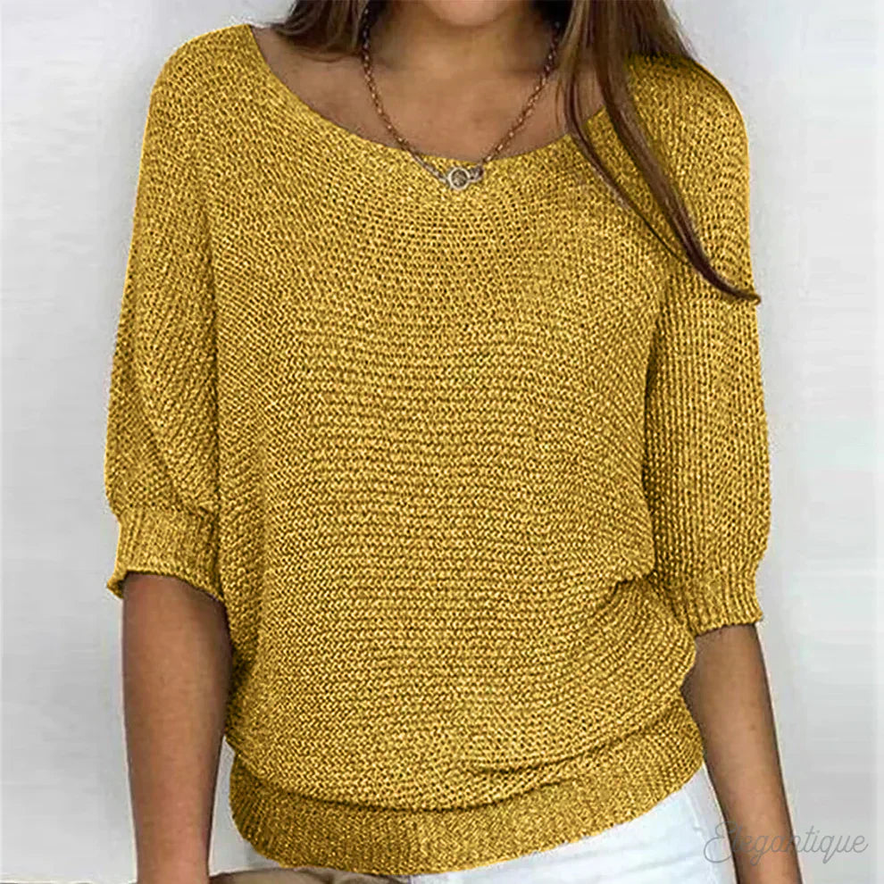 Evelyn - Elegant Knit Sweater
