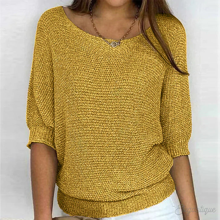 Evelyn - Elegant Knit Sweater