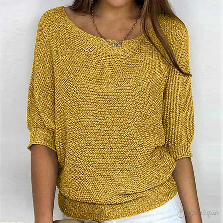 Seraphina - Cozy Crew Neck Sweater