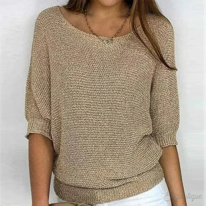 Evelyn - Elegant Knit Sweater